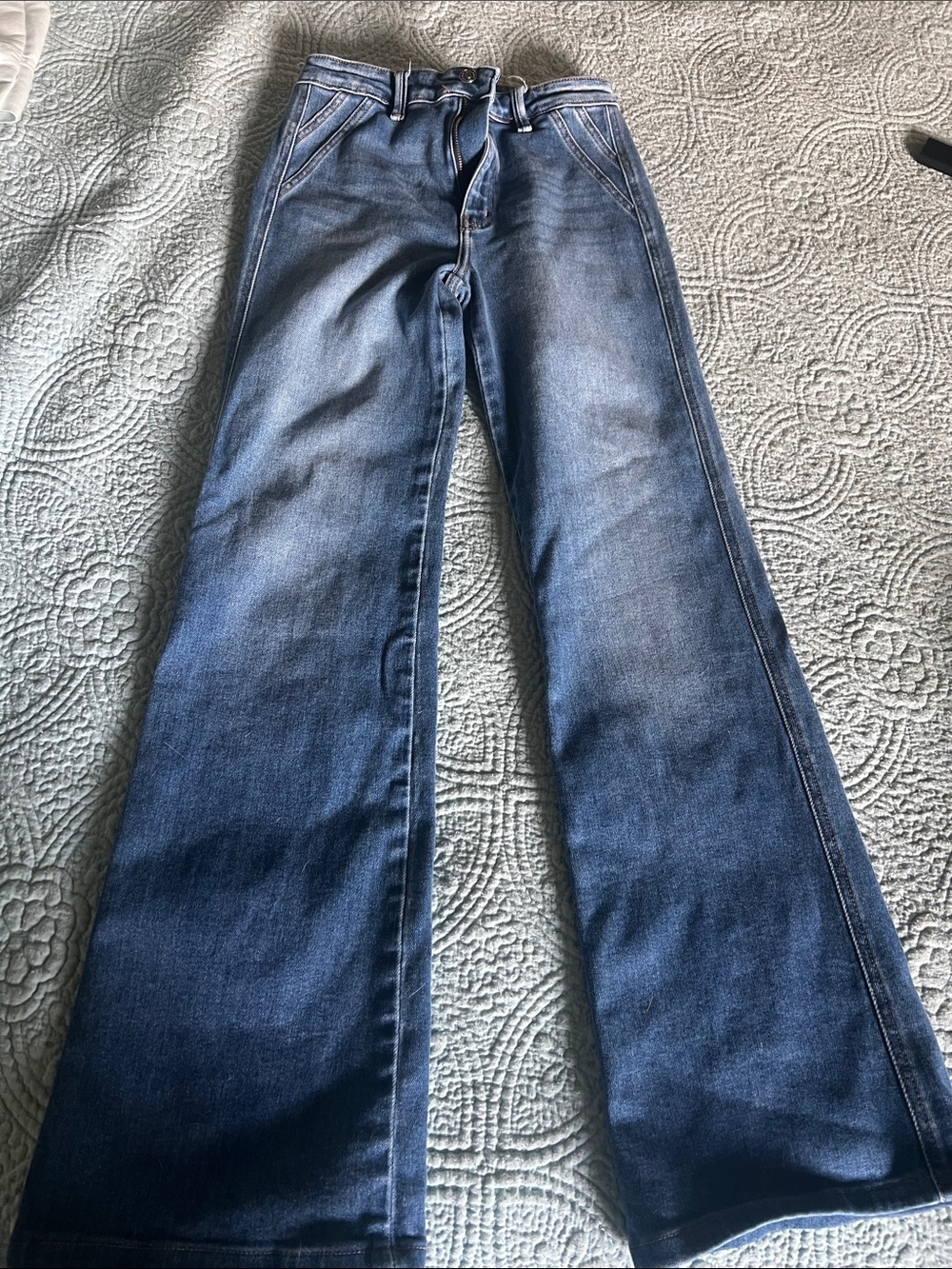 KanCan Medium Blue Flared Jeans